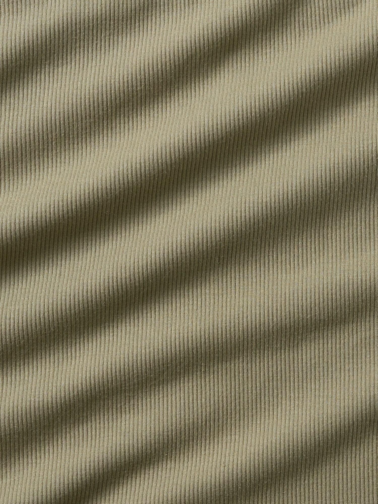 Signature Rib Square Neck Crop Tank Product Image