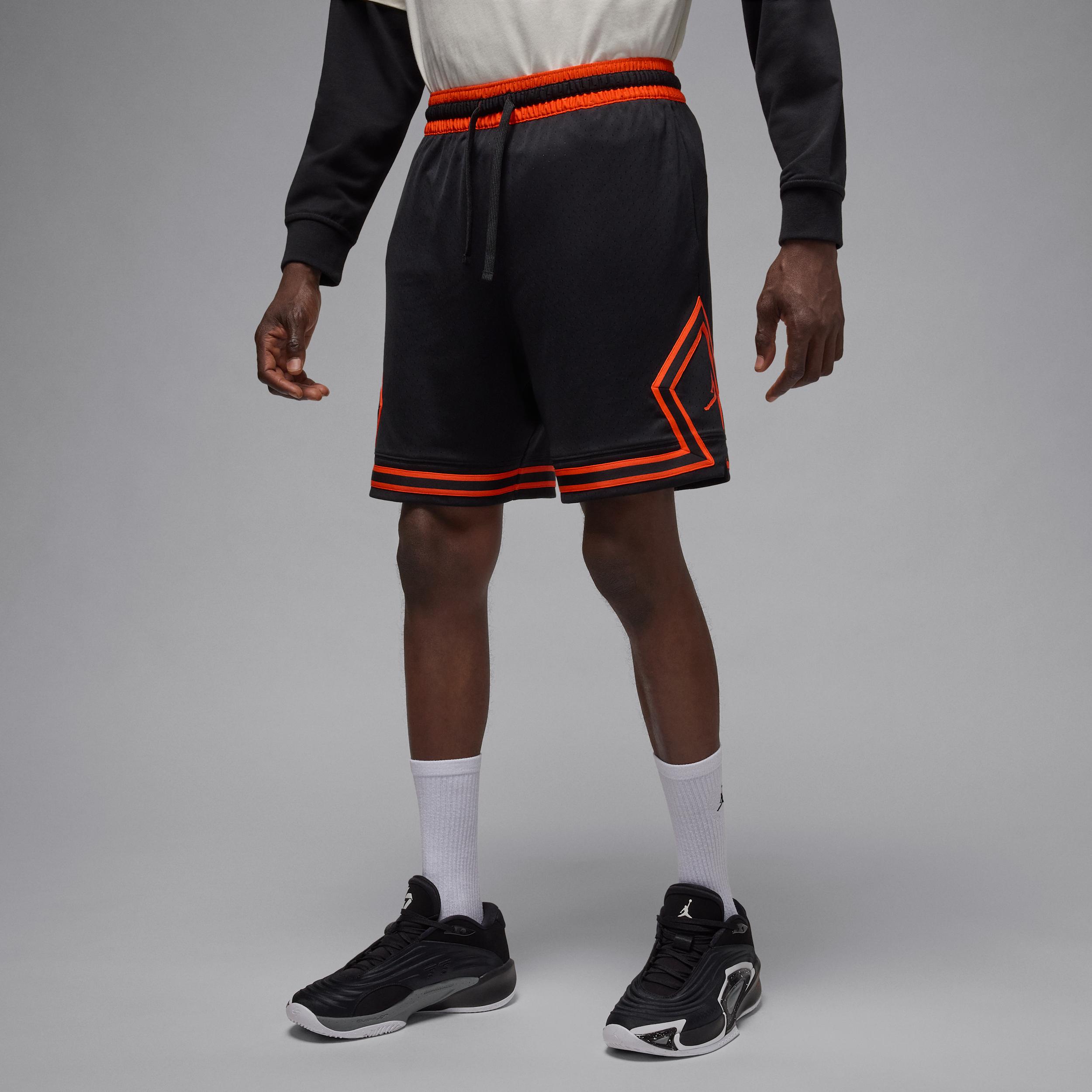 Mens Jordan Sport Dri-FIT Mesh Diamond Shorts | HF9910-011 Product Image