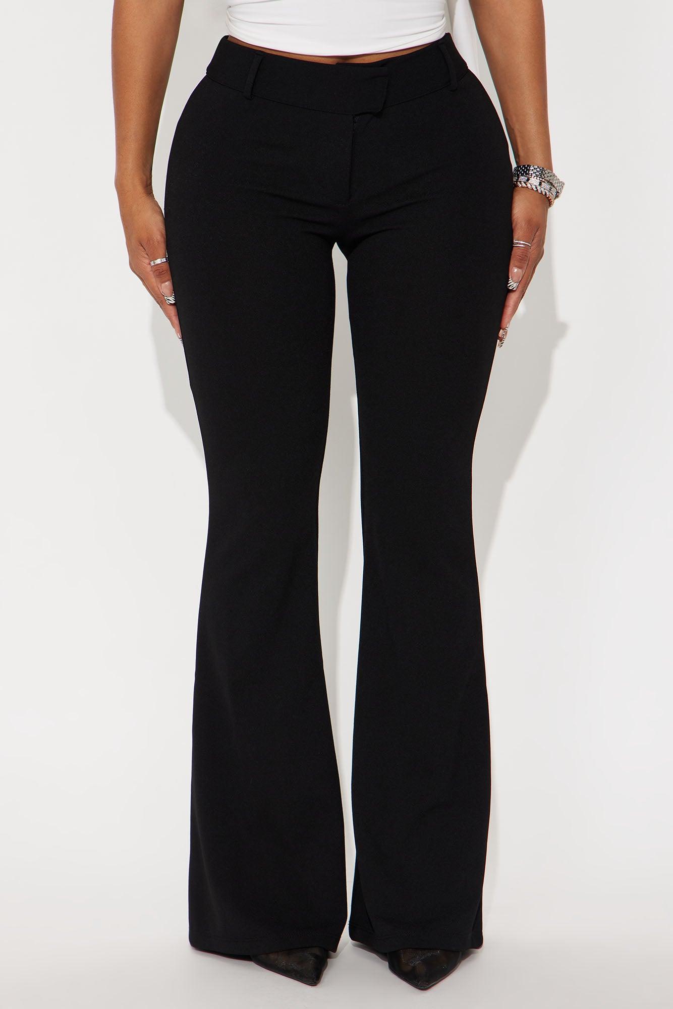 Zulema Crepe Flare Pant - Black Female Product Image