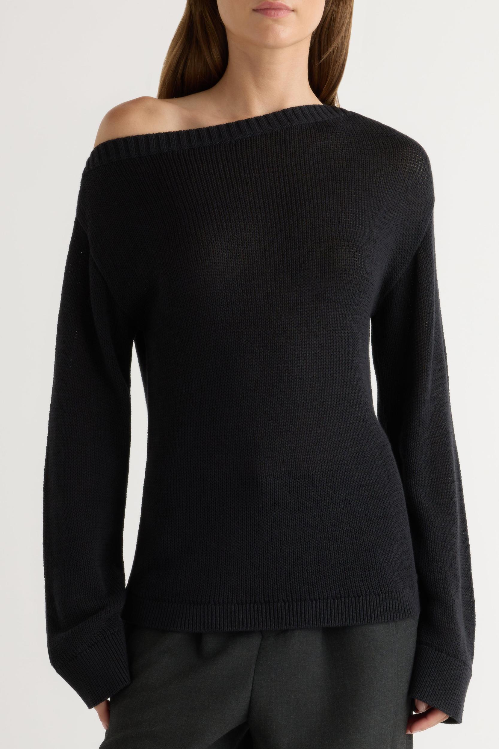 Issa Lightweight Off-Shoulder Sweater Product Image