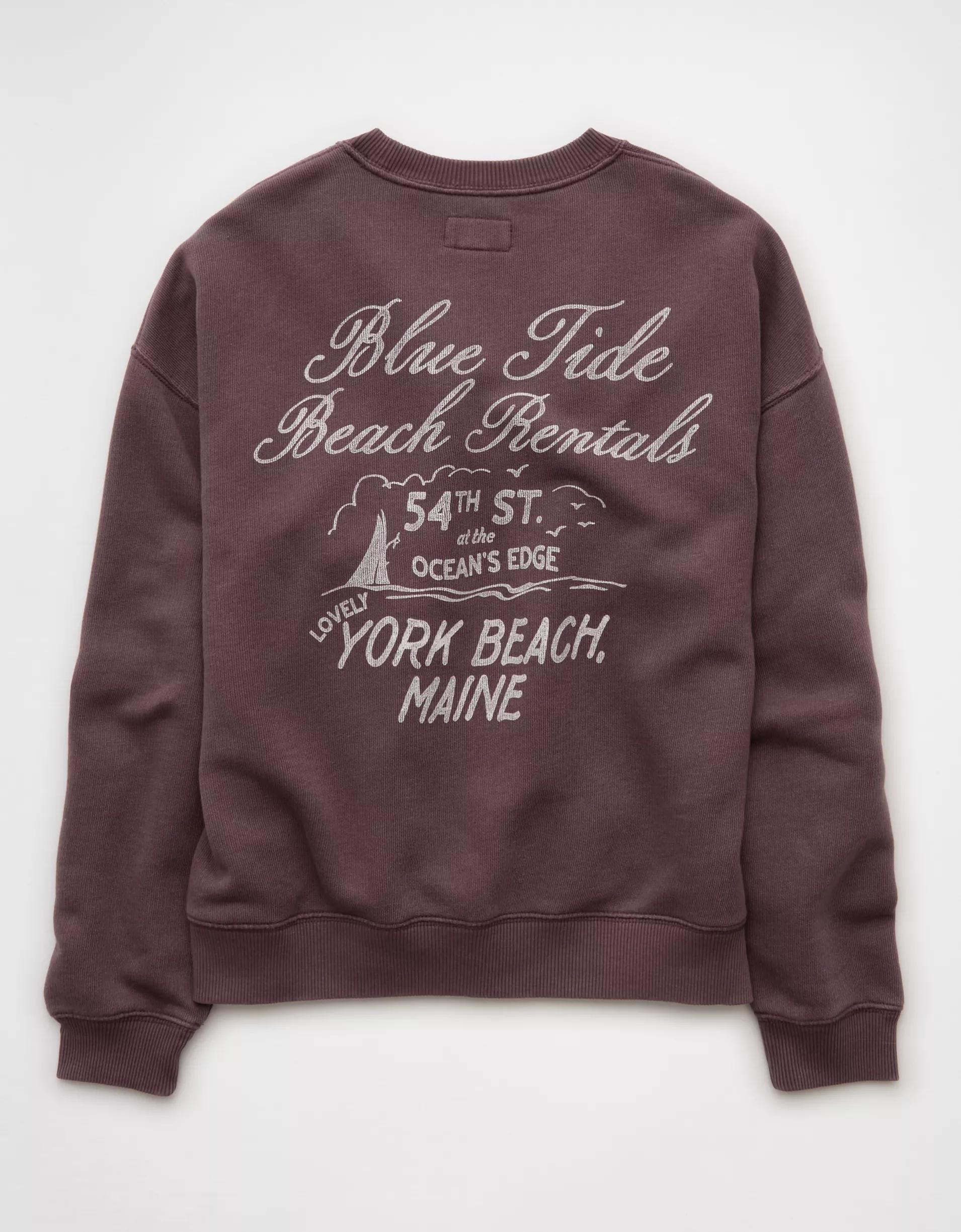 AE Relaxed Fit Destination Graphic Sweatshirt Product Image