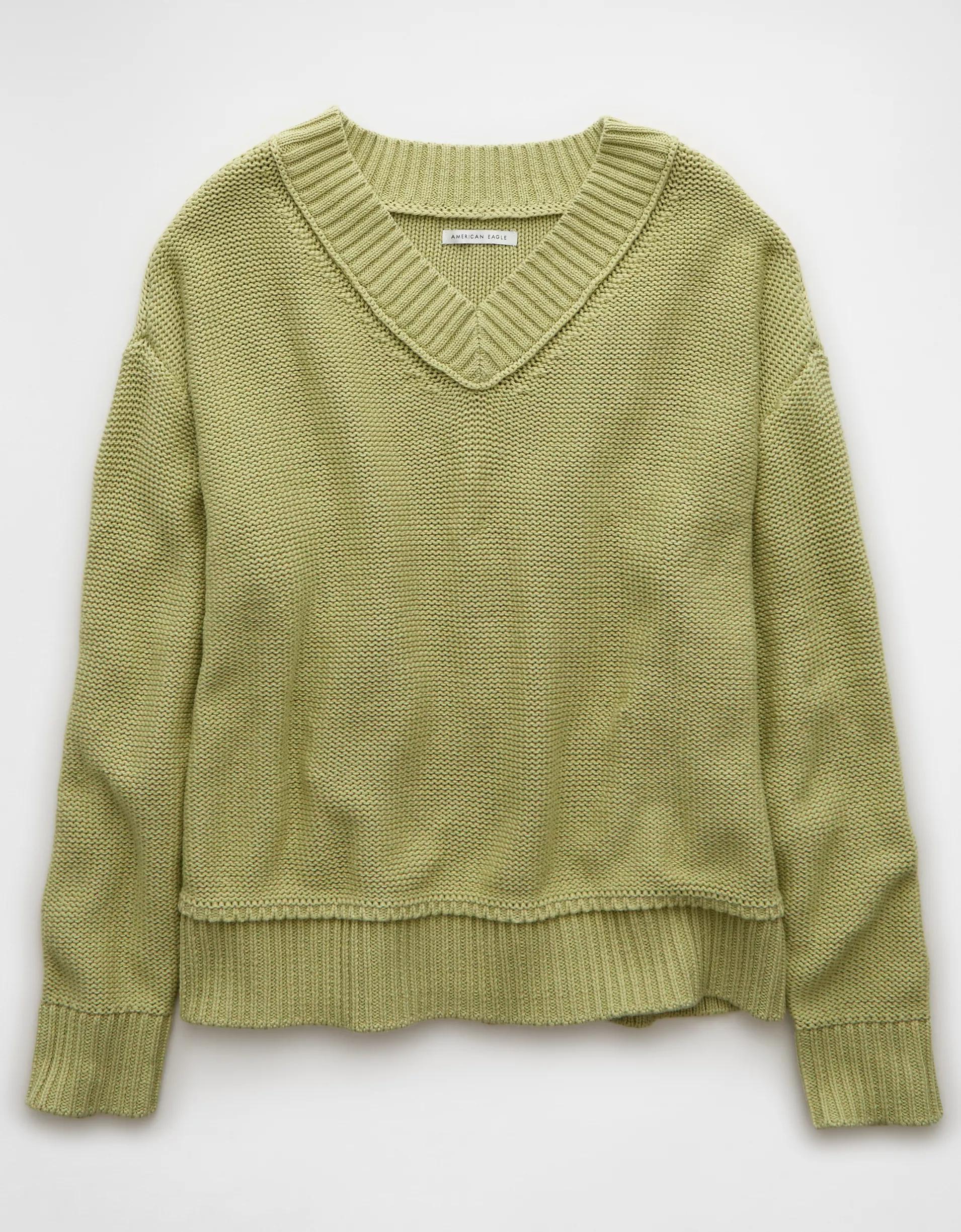 AE Long Weekend V-Neck Sweater Product Image