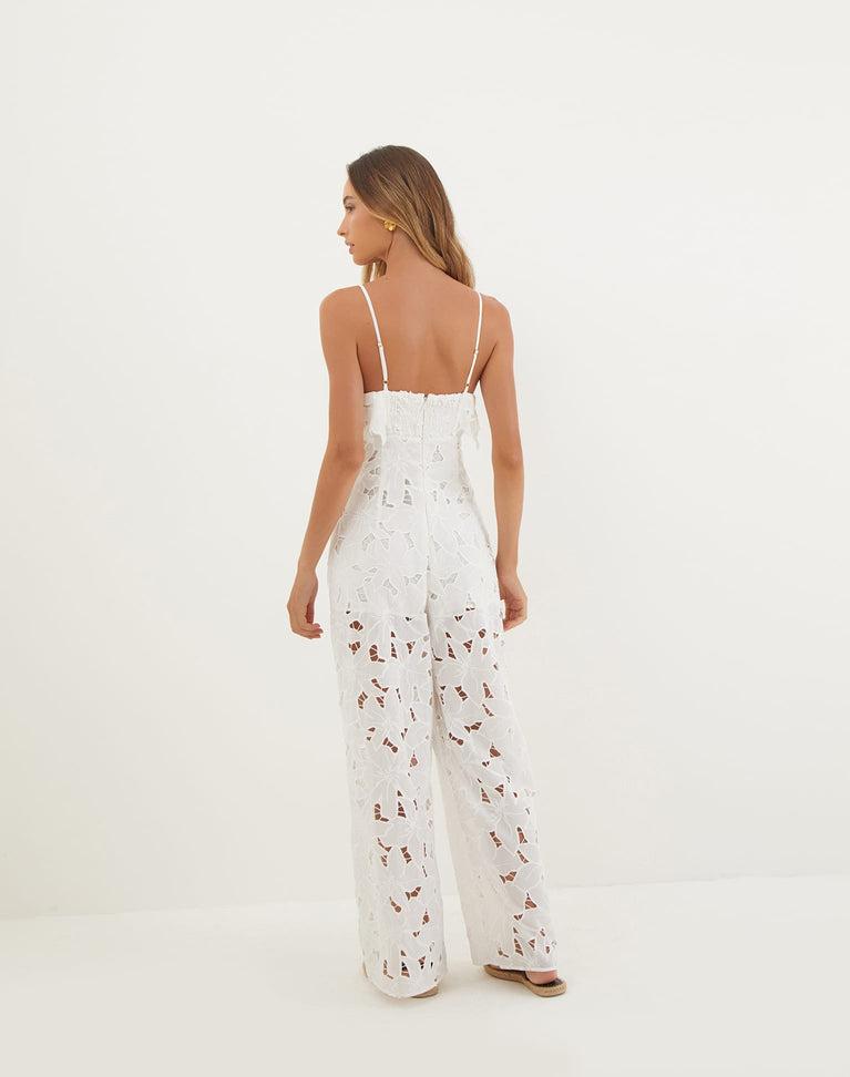 Eloah Jumpsuit - Off White Product Image