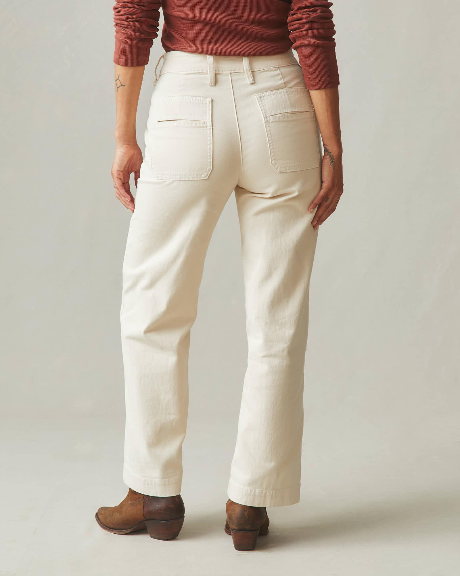 Women's Wide Leg Pant - Creme Brulee Product Image