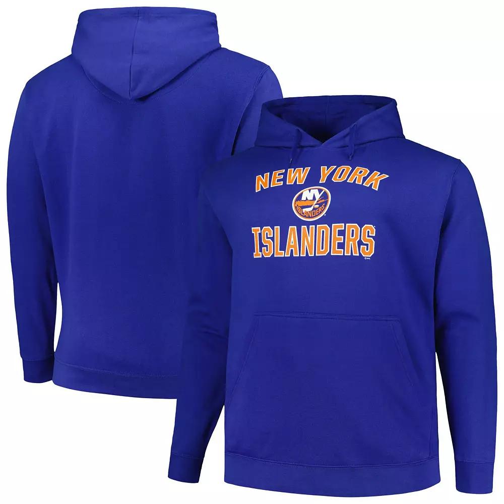 Men's Profile Royal New York Islanders Big & Tall Arch Over Logo Pullover Hoodie,  Product Image