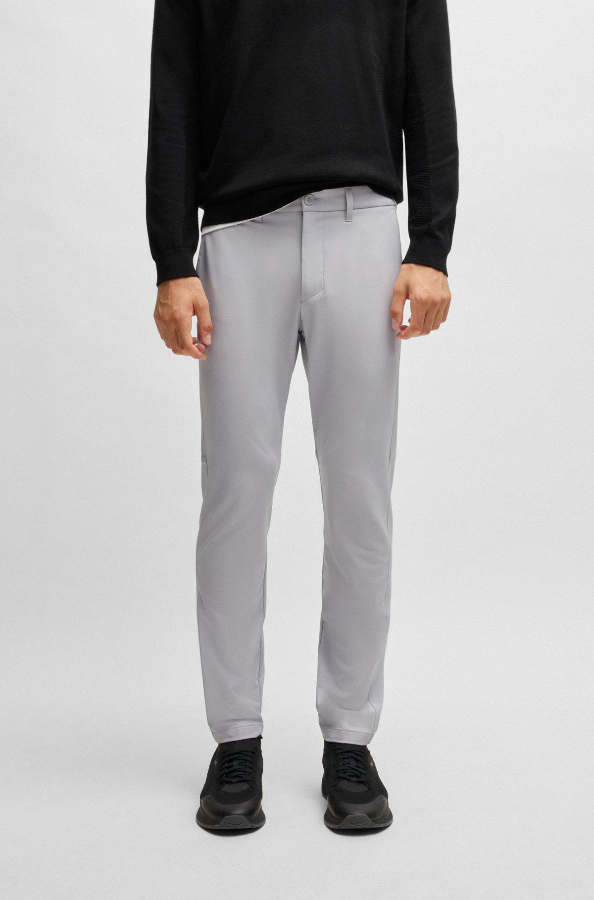 Slim-fit pants in water-repellent stretch fabric Product Image
