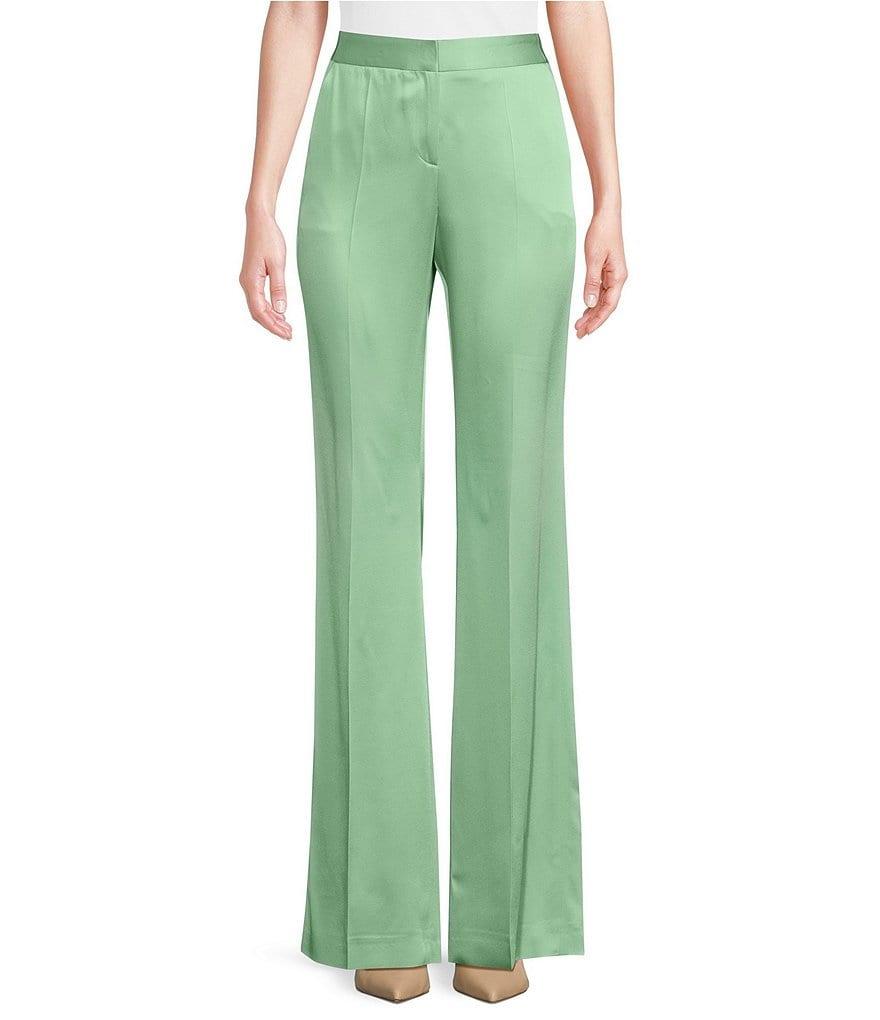 BOSS by Hugo Boss Talia Flat Front Straight Leg Trousers Product Image