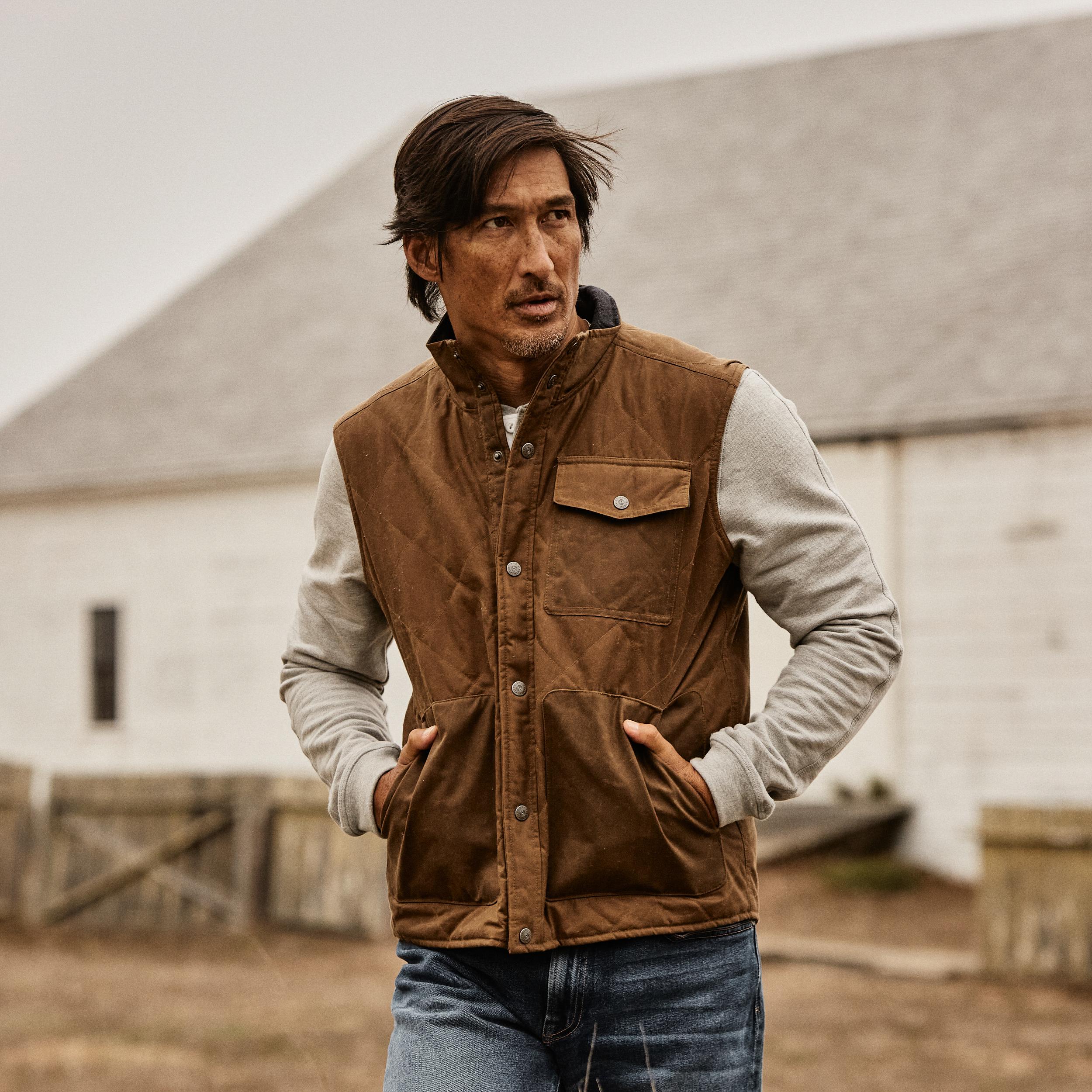 Quilted Waxed Vest Product Image