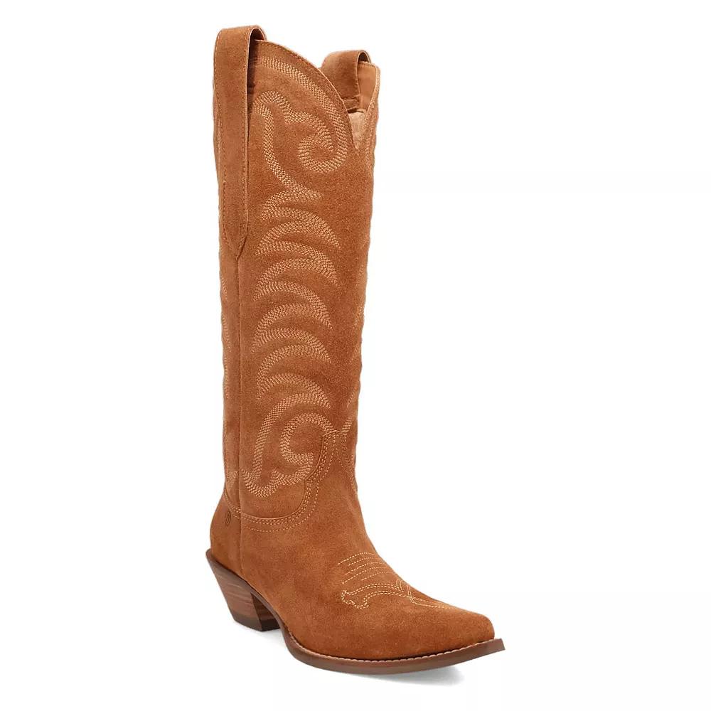 Dingo Movin' On Women's Suede Knee-High Western Boots,  Product Image