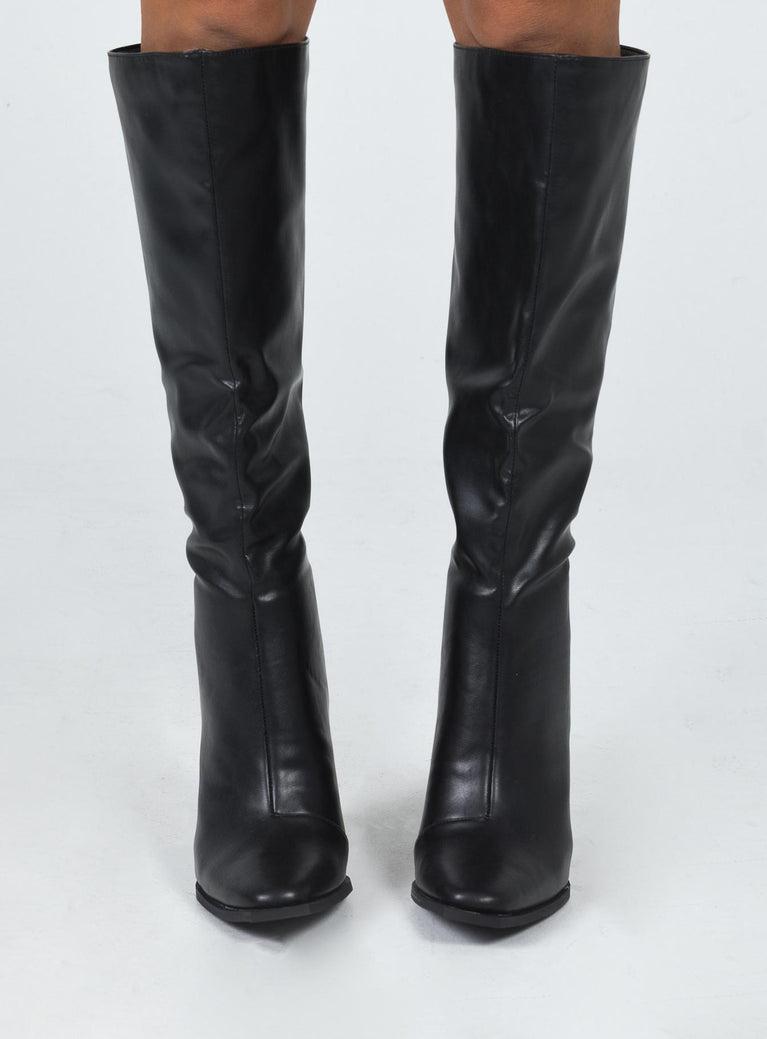 Keeley Boots Matte Black Product Image