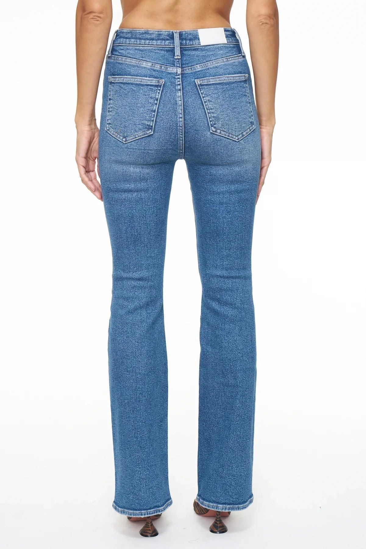 Dana High Rise Boot Chelsea Distressed Product Image