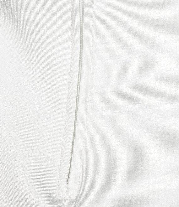 B. Darlin Drape Neck Pleated Side Tail Bodycon Dress Product Image