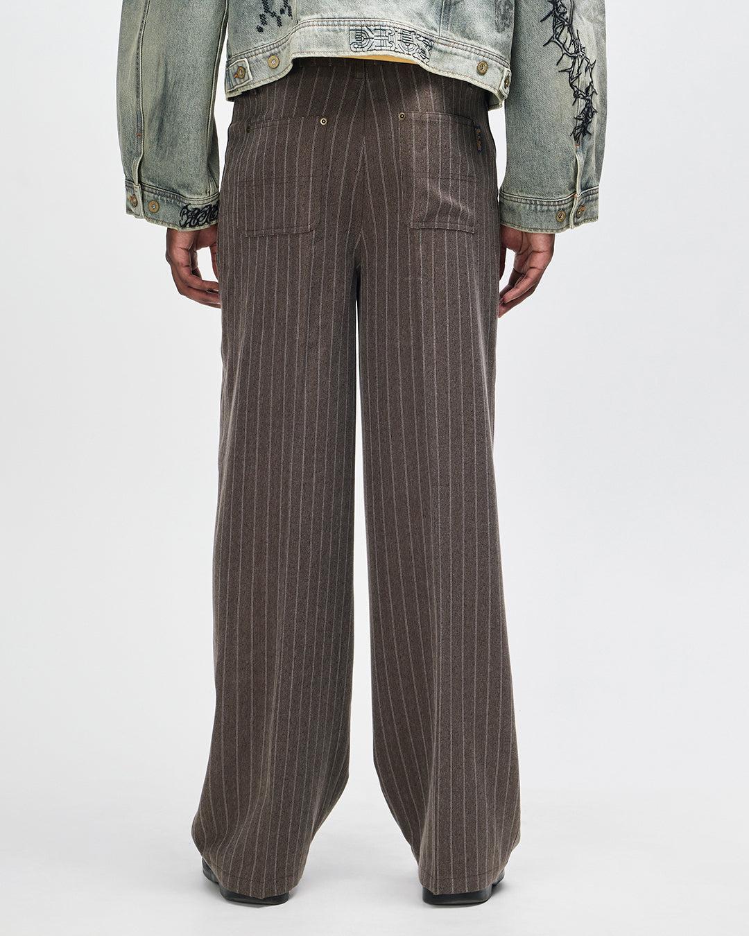 Hear & Now Stripe Pant - Gravel Grey Product Image