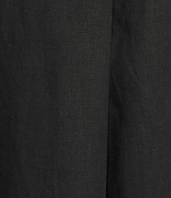 Eileen Fisher Organic Linen Notch Collar Cap Sleeve Shirtdress Product Image