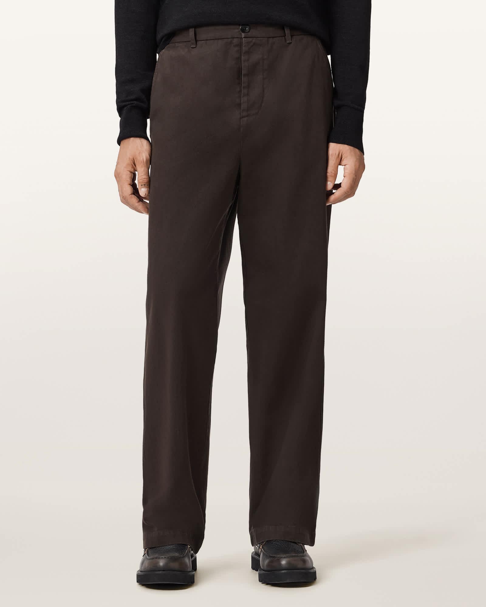 Juku Loose Fit Pants TRAIL BROWN | ALLSAINTS US Product Image