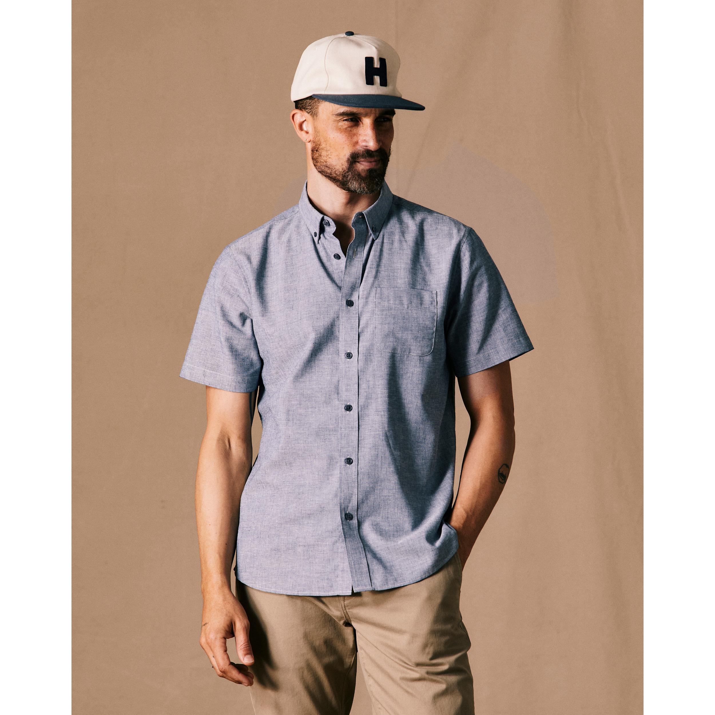 Wrinkle-Free Linen Short Sleeve Shirt Product Image