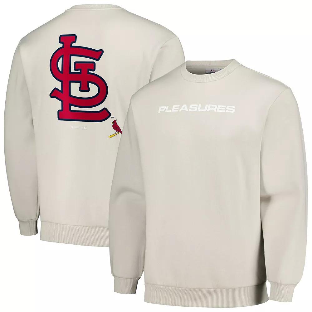 Men's PLEASURES Gray Seattle Mariners Ballpark Pullover Sweatshirt, Size: XL, Grey Product Image