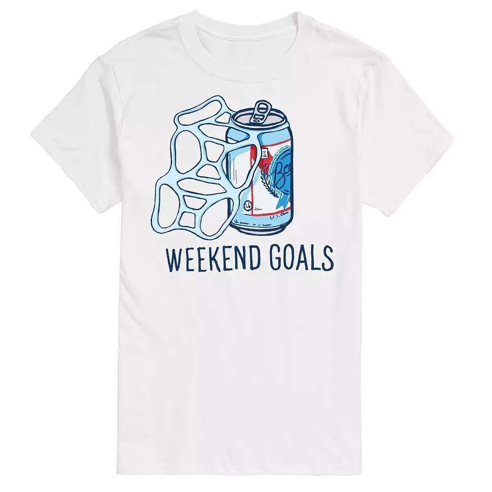 Men's Beer Weekend Goals Tee,  Product Image