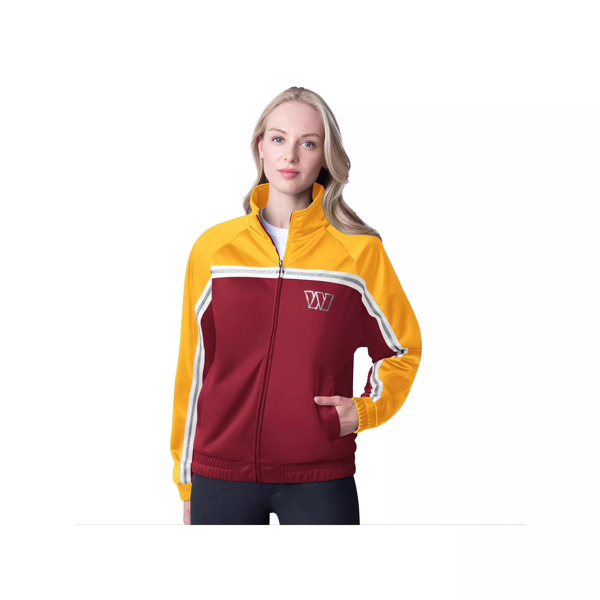 Women's G-III 4Her by Carl Banks Burgundy Washington Commanders Post Game Full-Zip Track Jacket, Size: Small, Wft Med Re Product Image