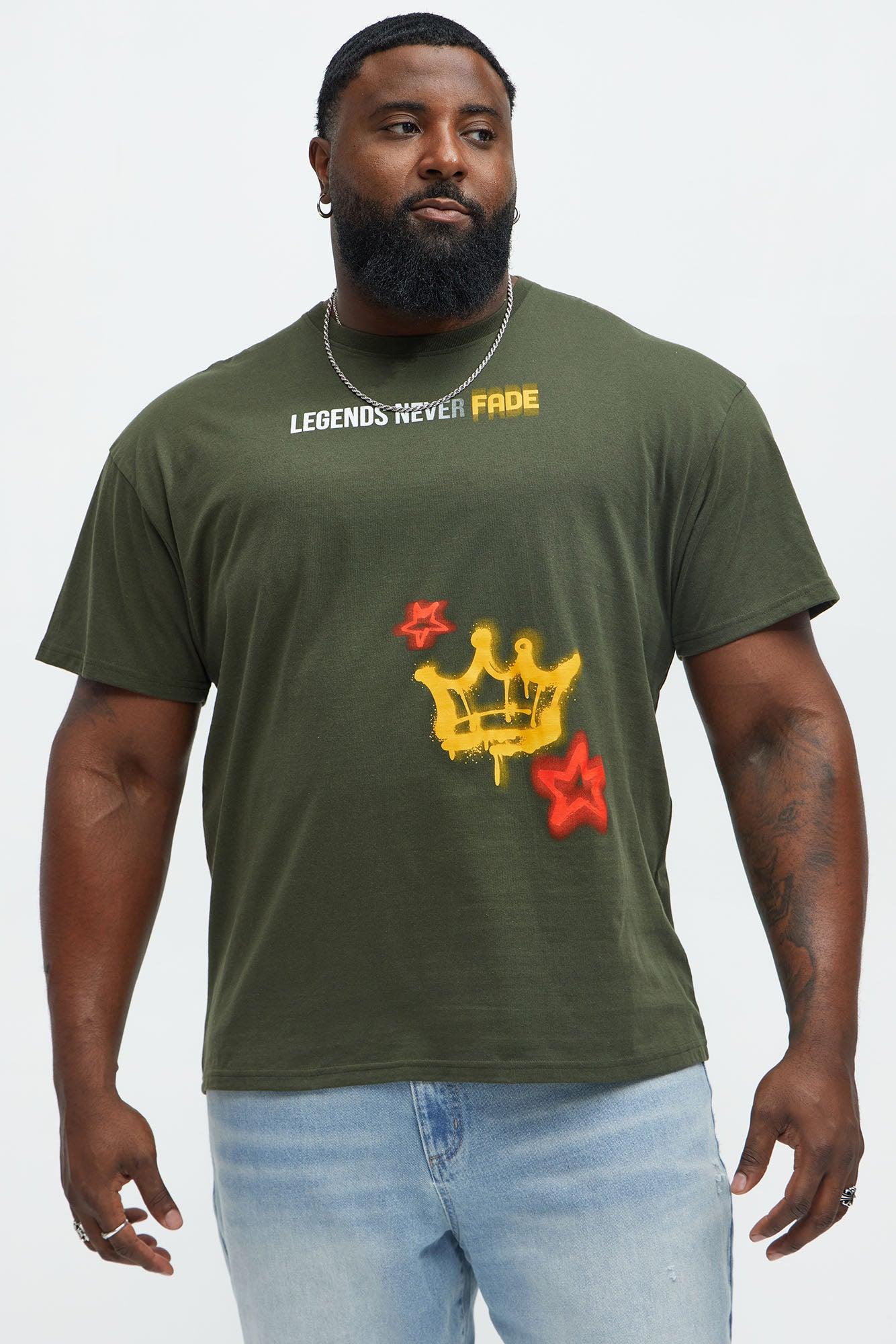 Legends Never Fade Short Sleeve Tee - Dark Olive Product Image