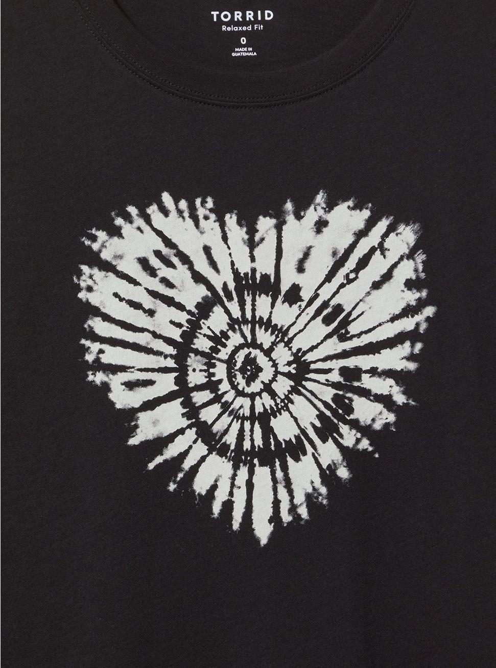 Tie-Dye Heart Relaxed Heritage Jersey Tee Product Image