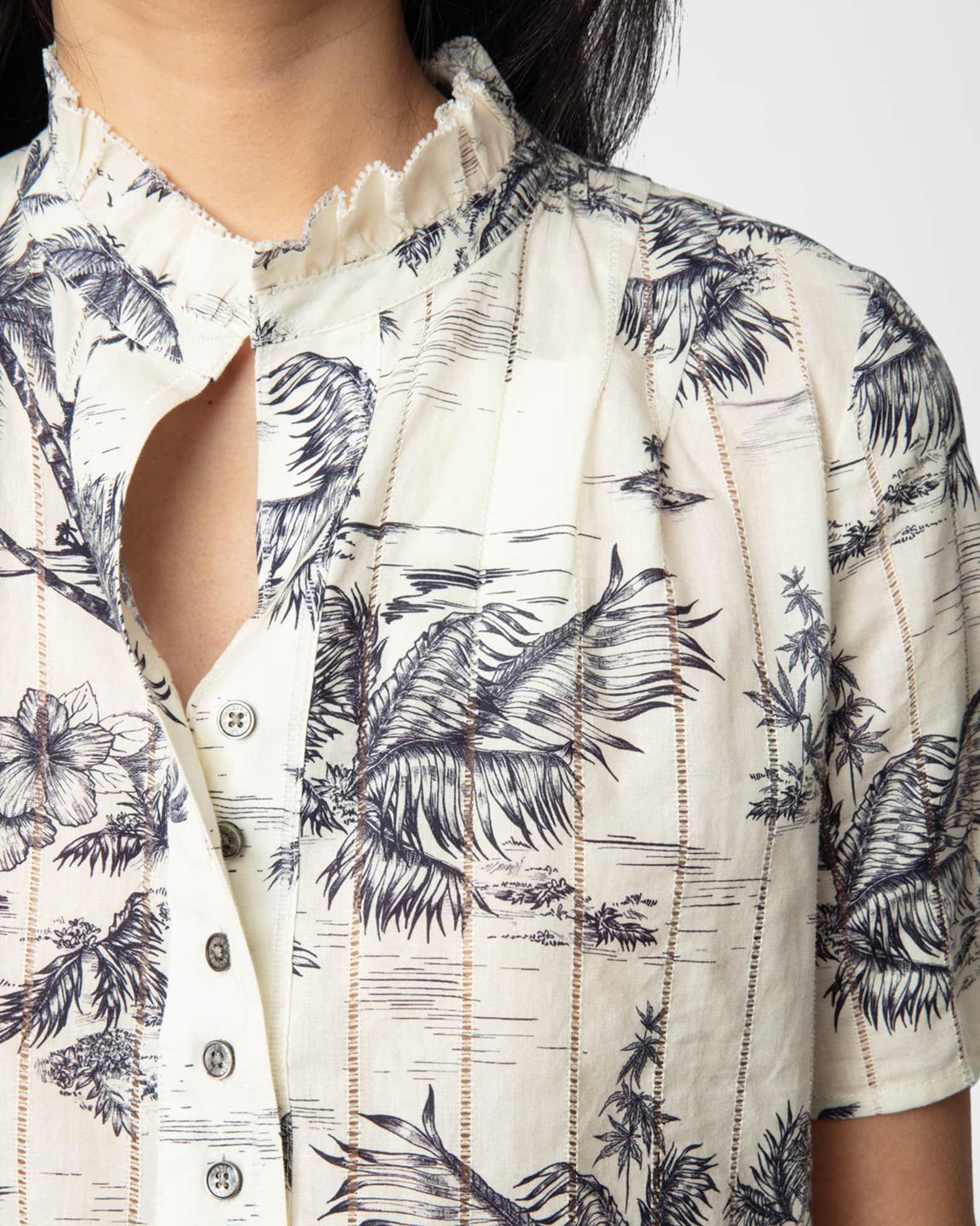 Topher Tropical Island Blouse Product Image