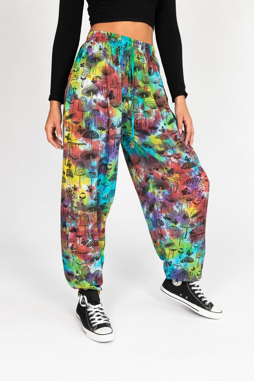 Lightweight Tie Dye Mushroom Joggers Product Image