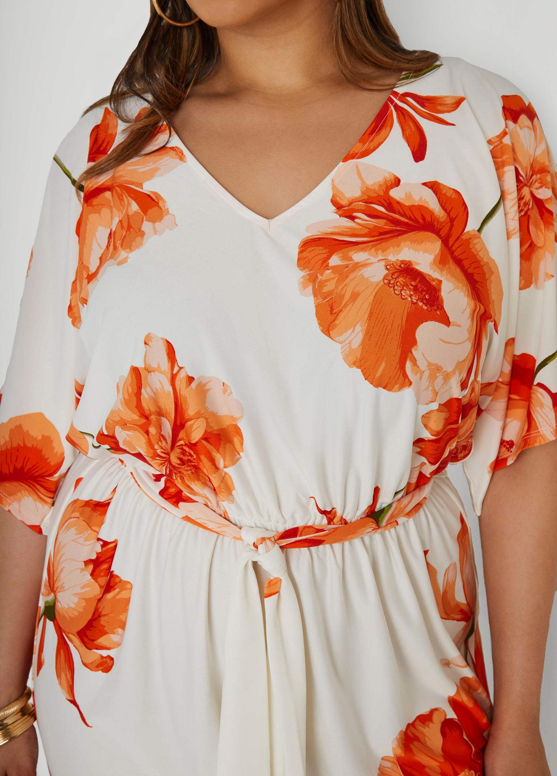 Floral Print Midaxi Dress Product Image