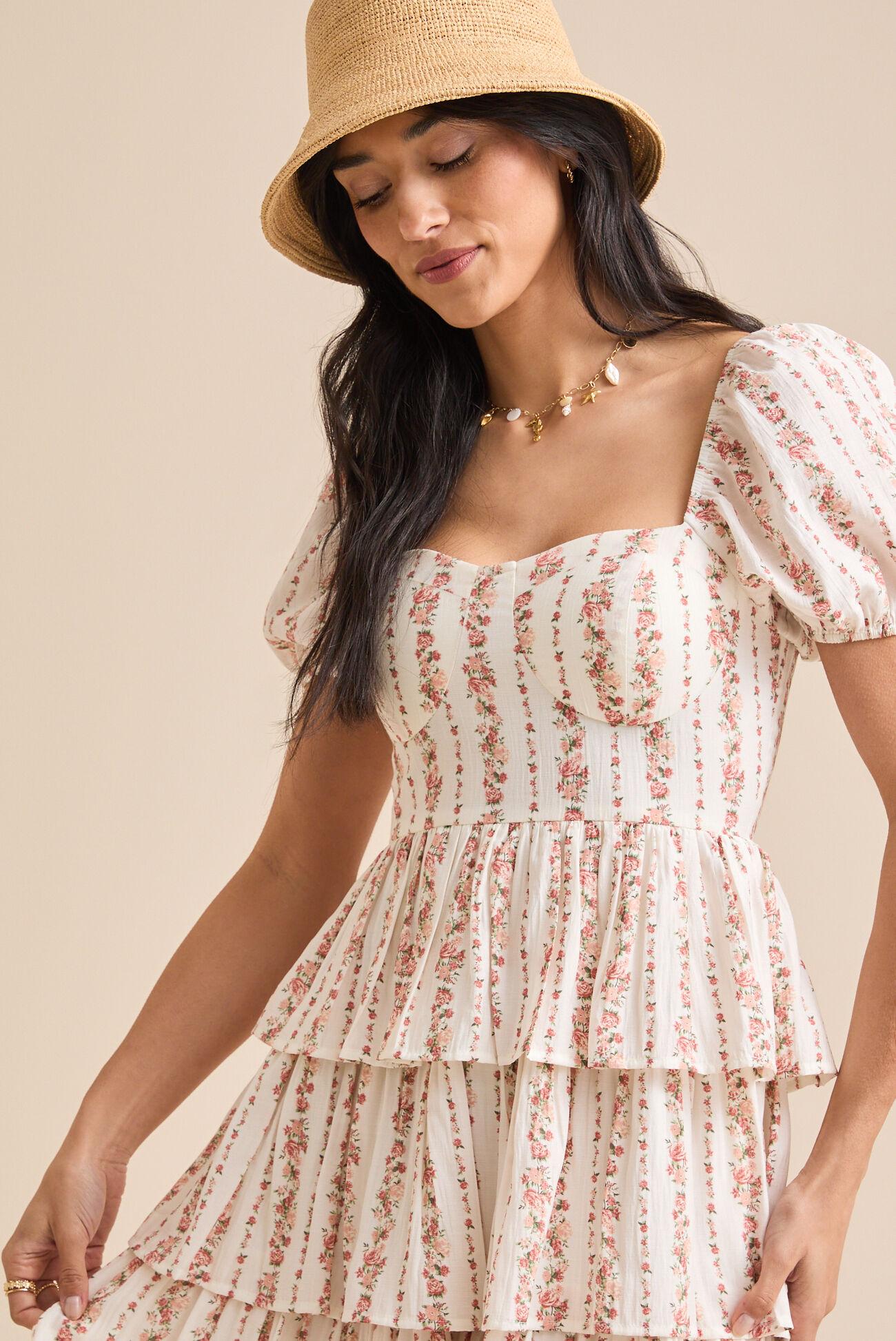 Whittney Floral Mini Dress Product Image