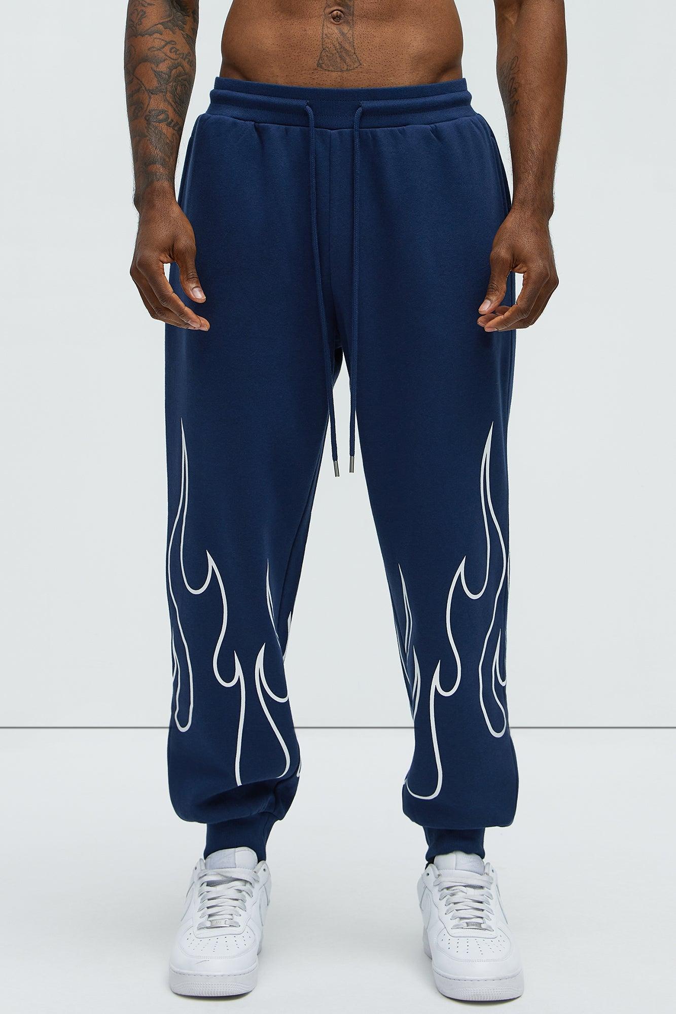 Tyson Chase Flame Relaxed Jogger - Navy/combo Product Image