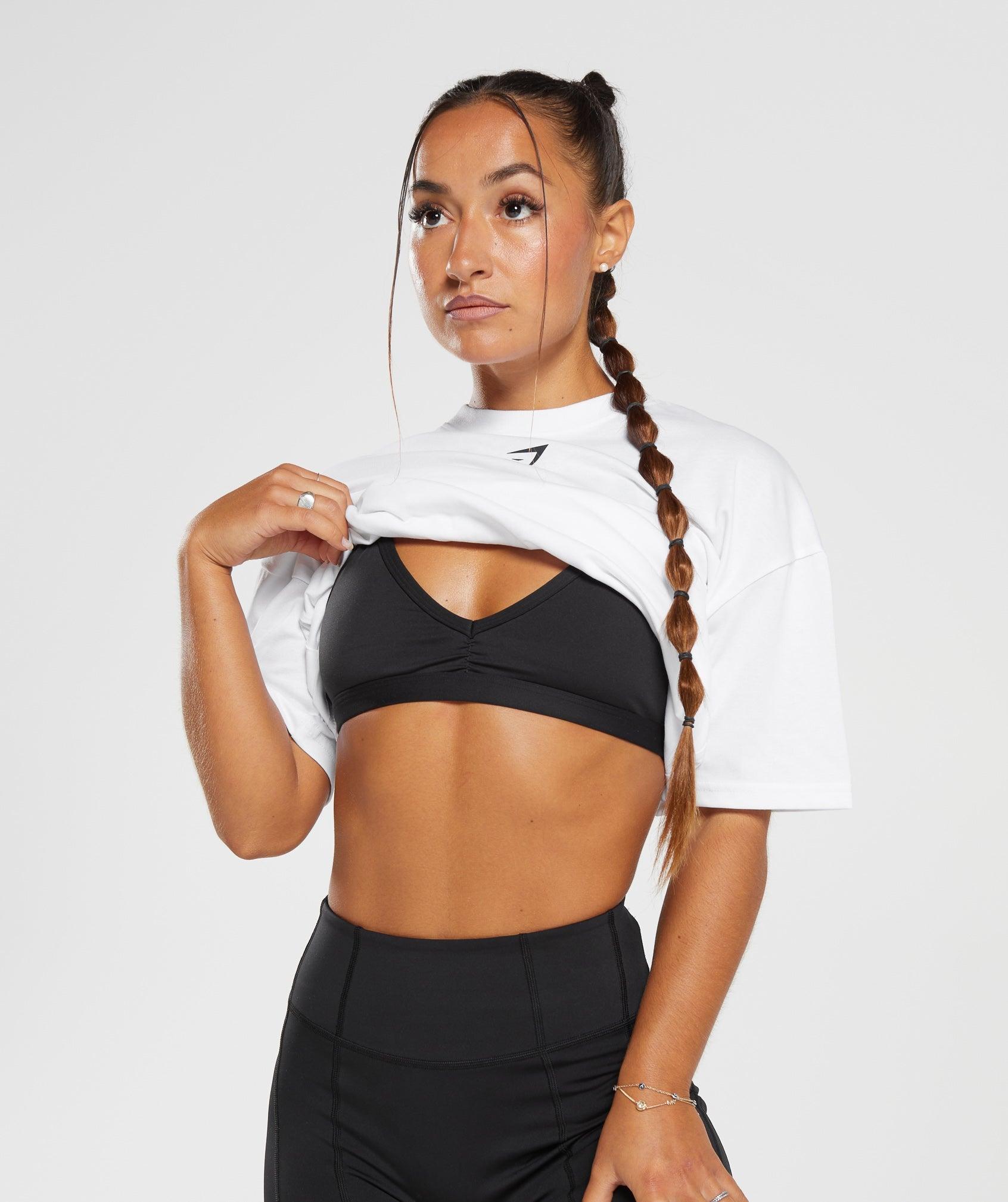 Power Oversized T-Shirt - White Female Product Image