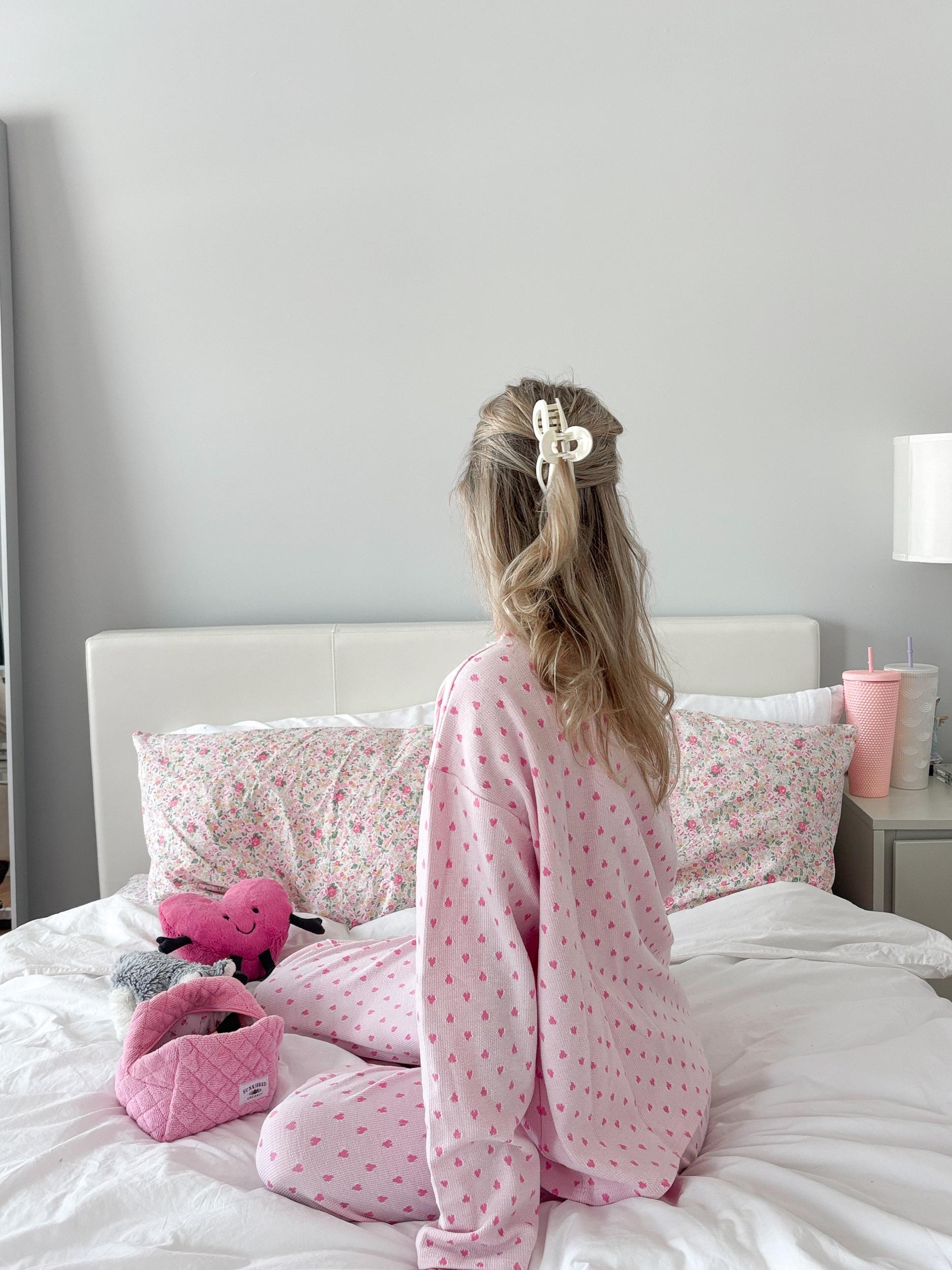 Heart Pajama Pants Product Image