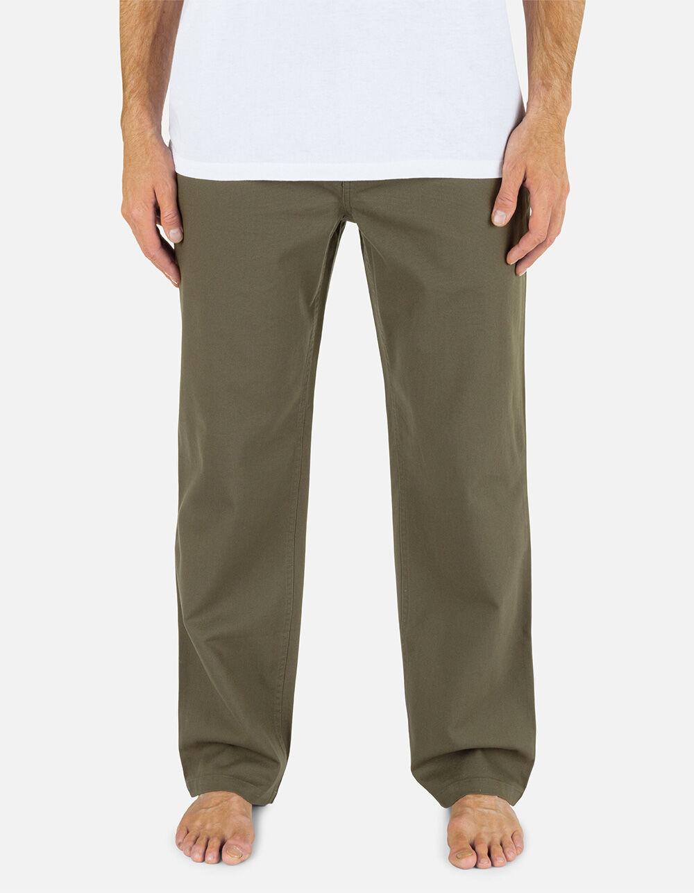 HURLEY Icon Mens Relaxed Fit Pants - OLIVE Product Image