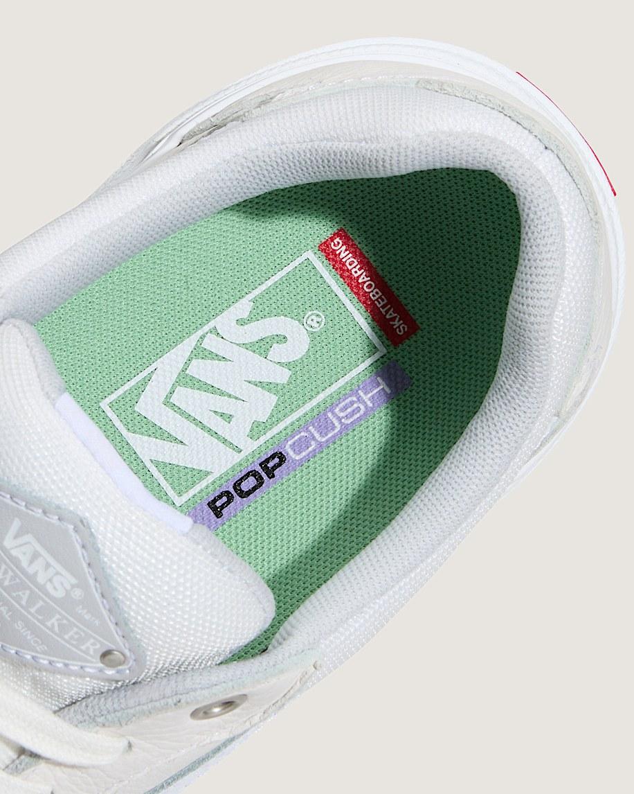 Skate Kyle Walker Wafflecup Shoe in White / Mint Green| Vans US Product Image