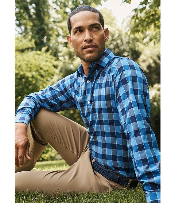Hart Schaffner Marx Luxury Performance Long Sleeve Buffalo Large Check Sportshirt Product Image