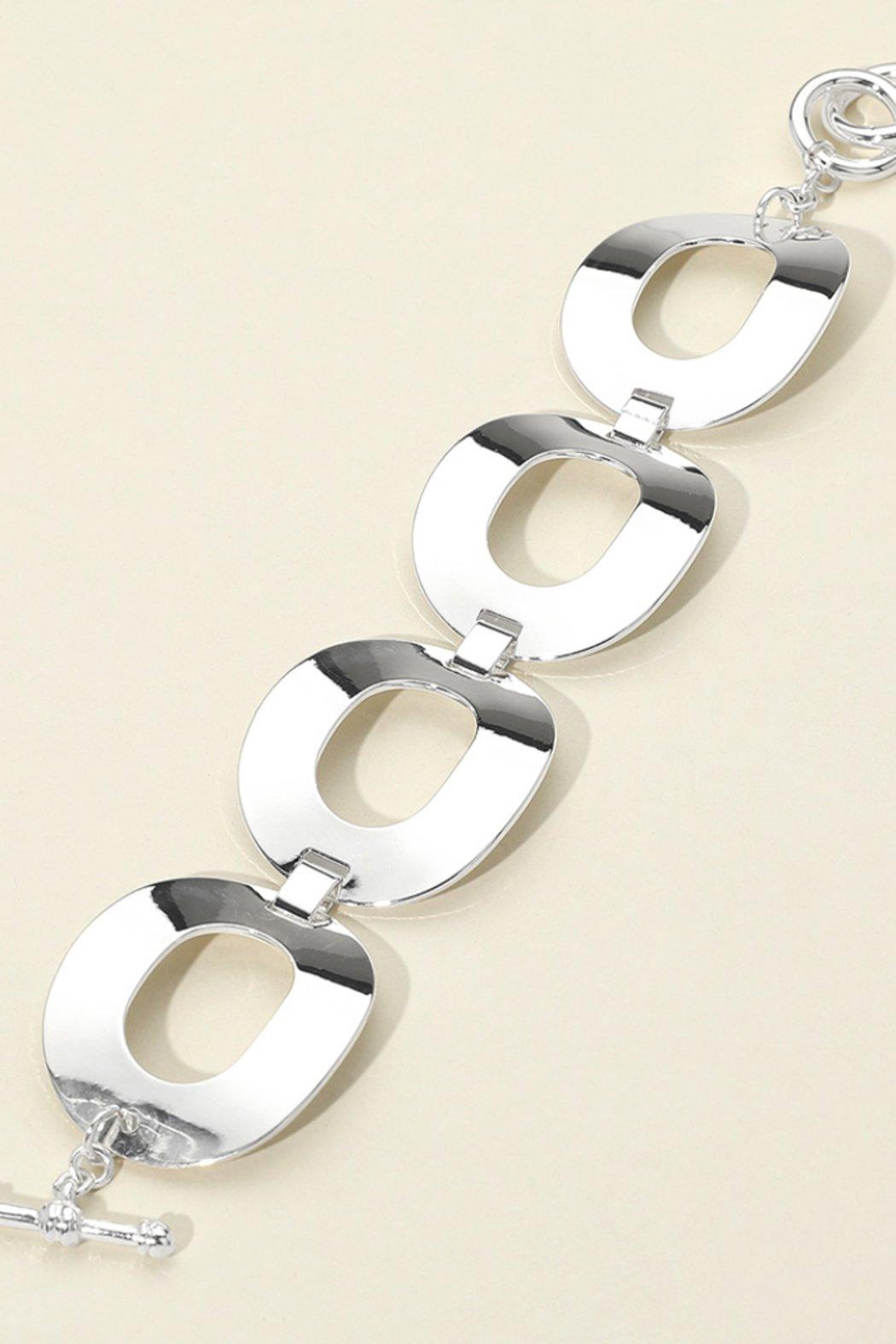 Open Metal Link Bracelet Product Image