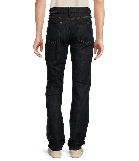 Cremieux Premium Denim Relaxed Straight Fit Dark Wash Stretch Jeans Product Image