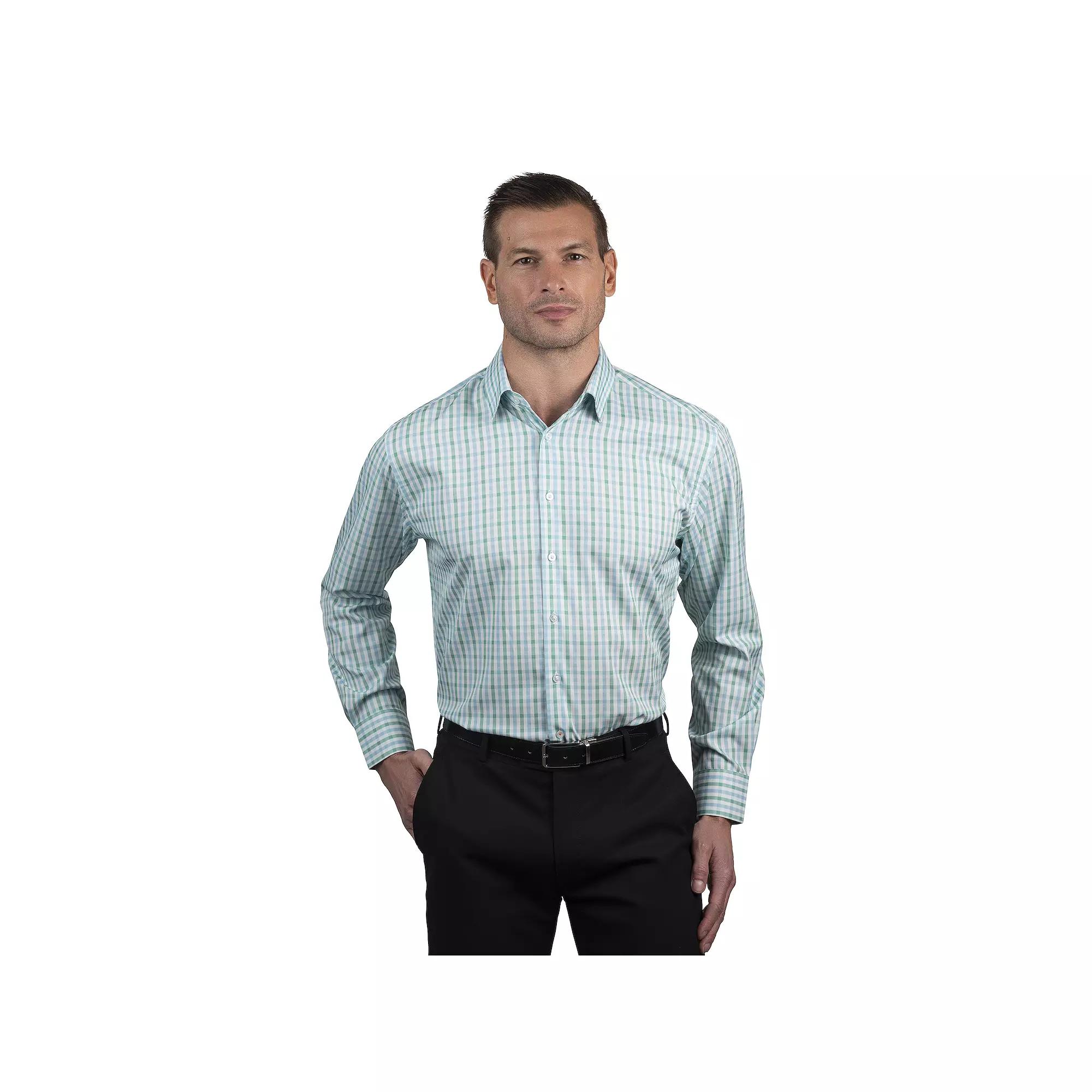 Mens Nautica Wrinkle Free Performance Regular-Fit Dress Shirt Product Image