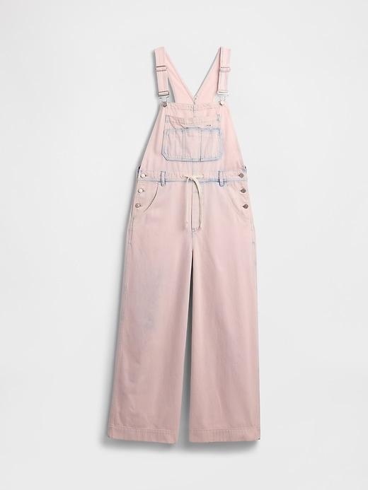 UltraSoft Denim Baggy Overalls Product Image