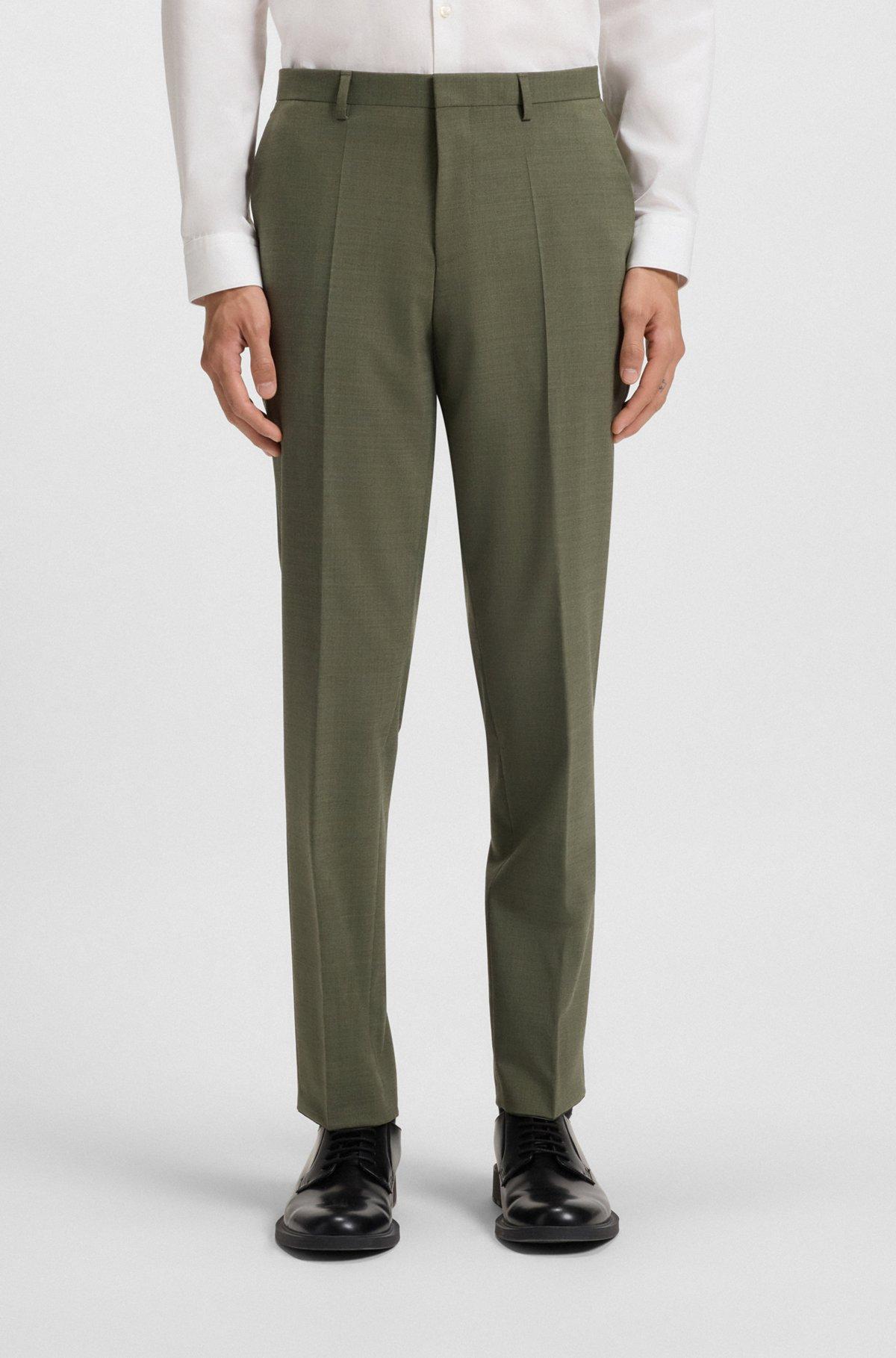 Extra-slim-fit trousers in performance-stretch dobby Product Image