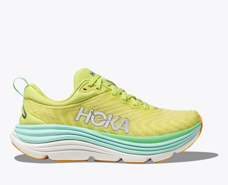 HOKA Women's Gaviota 5 Shoes in Sea Ice/Pink Twilight, Size 8 W Product Image