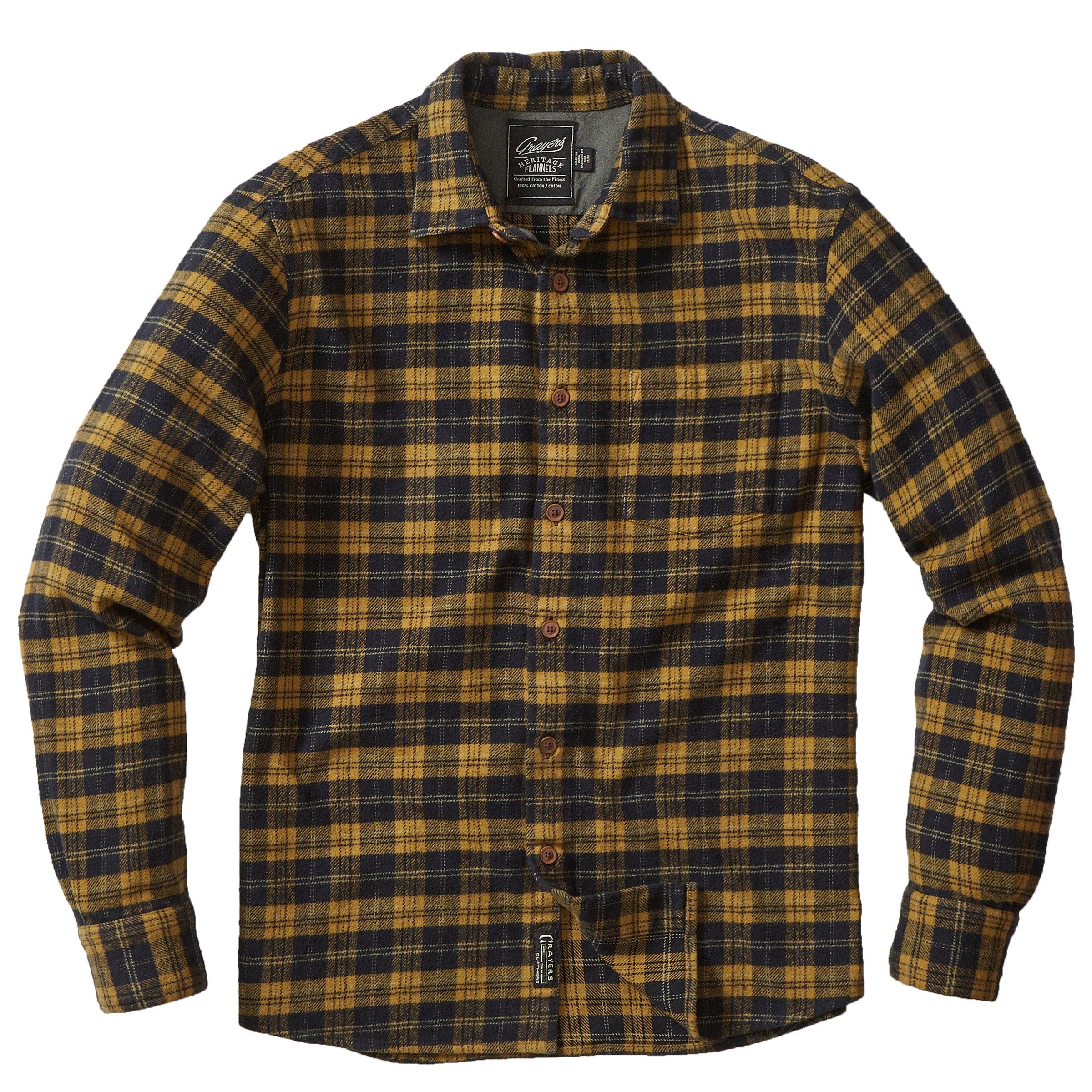 Carson Heritage Flannel - Honey Mustard Plaid Product Image