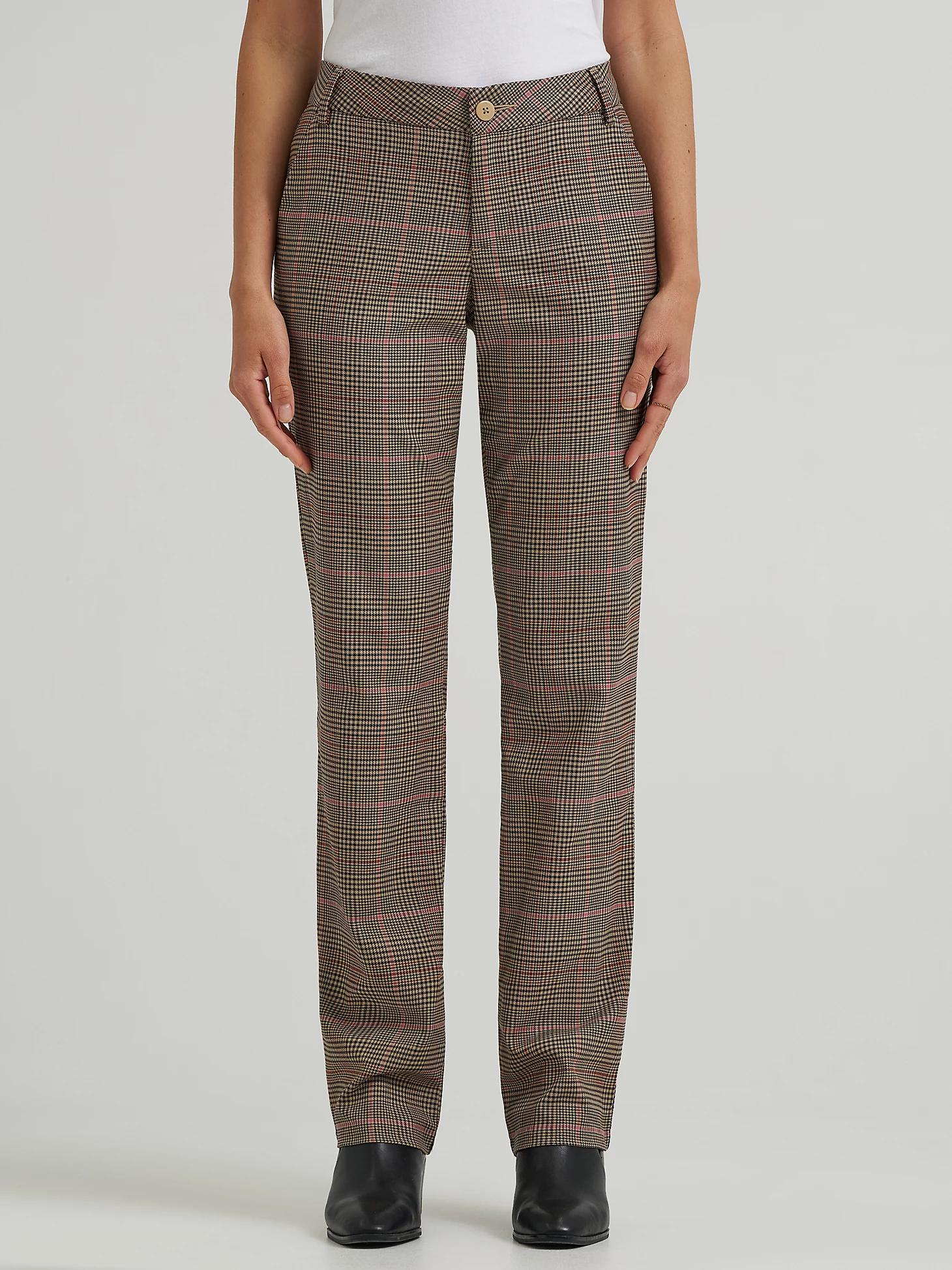 Women’s Wrinkle Free Straight Leg Pant | Relaxed Fit | Lee® Product Image