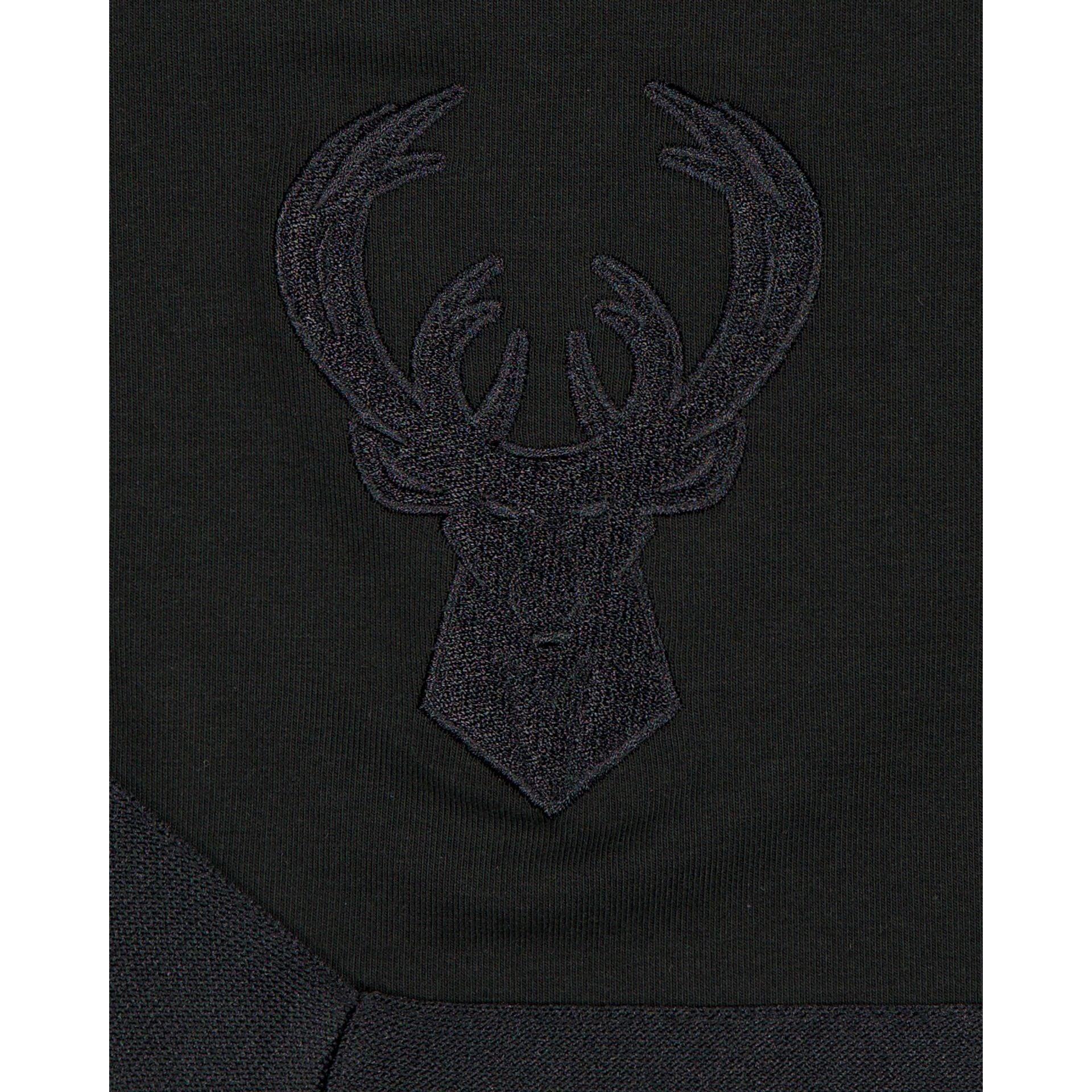 Milwaukee Bucks Black on Black Logo Select Shorts Male Product Image