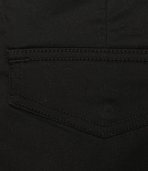 Lauren Ralph Lauren Sateen Flap Pocket High Rise Straight Leg Cargo Pants Product Image