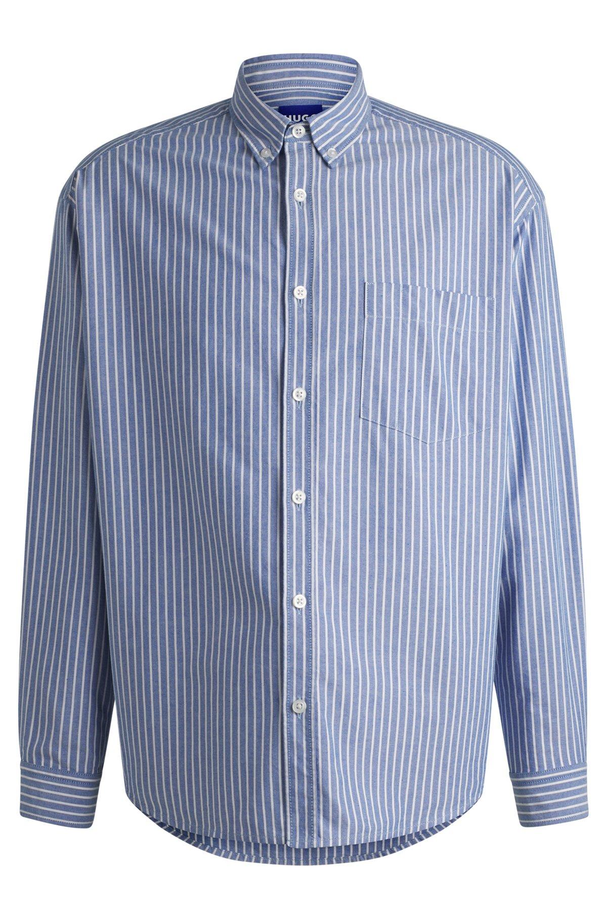 Oversize-fit button-down shirt in Oxford cotton Product Image