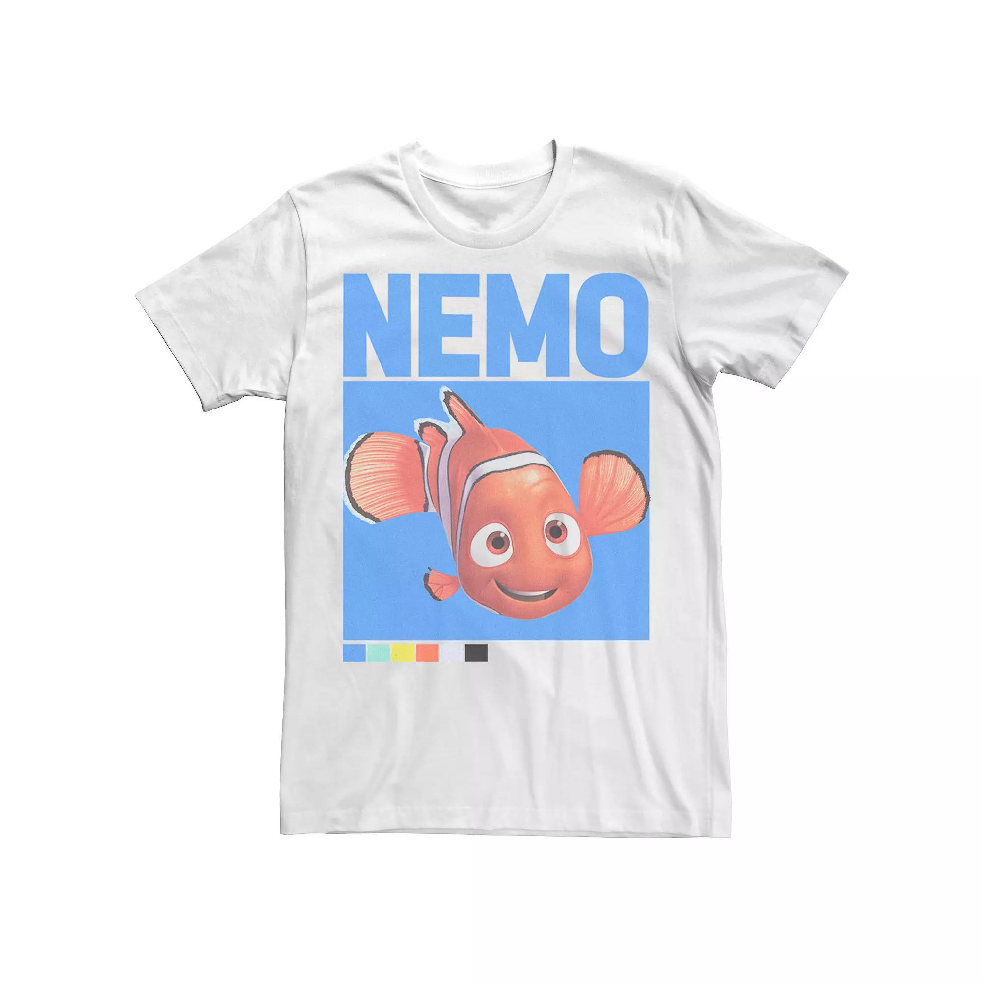 Disney's Finding Nemo Men's Color Code Tee, Size: XXL, White Product Image