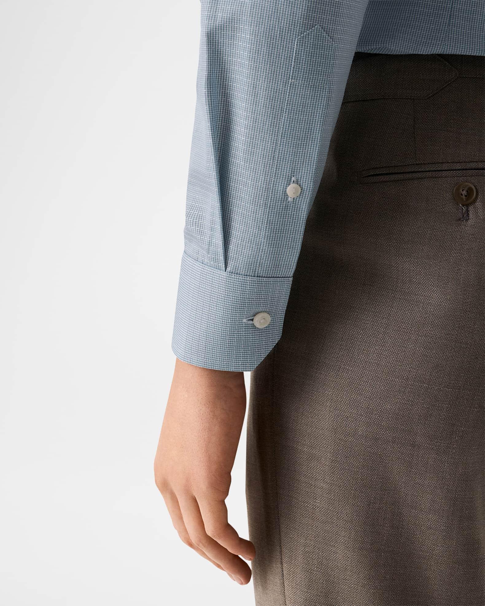 Men's Signature Dobby Contemporary-Fit Dress Shirt Product Image