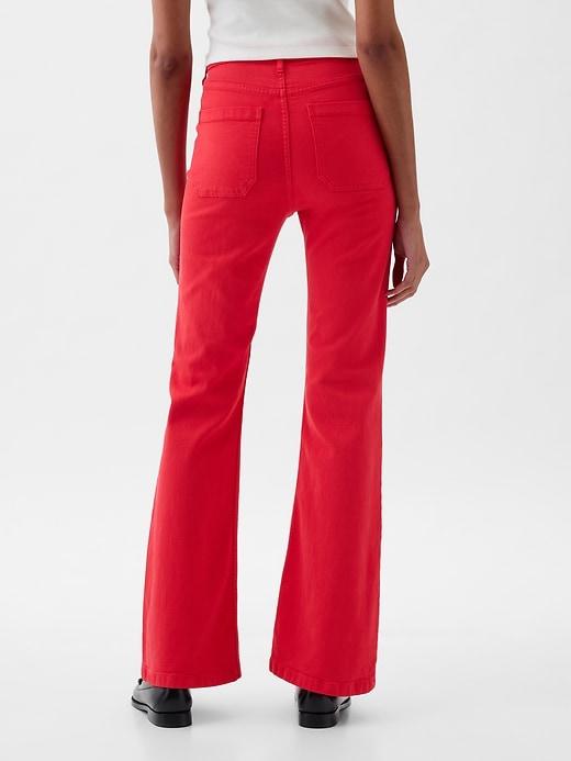 High Rise '70s Flare Jeans Product Image