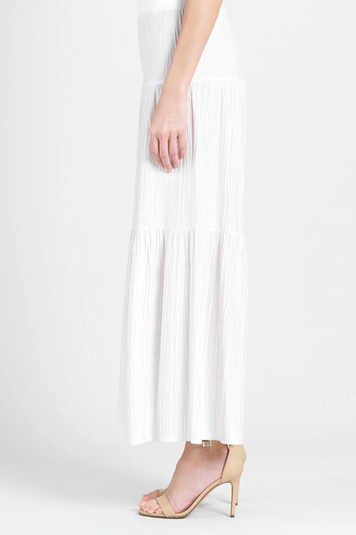 Ultra Soft Pleated Pull-On Tiered Skirtpants Product Image